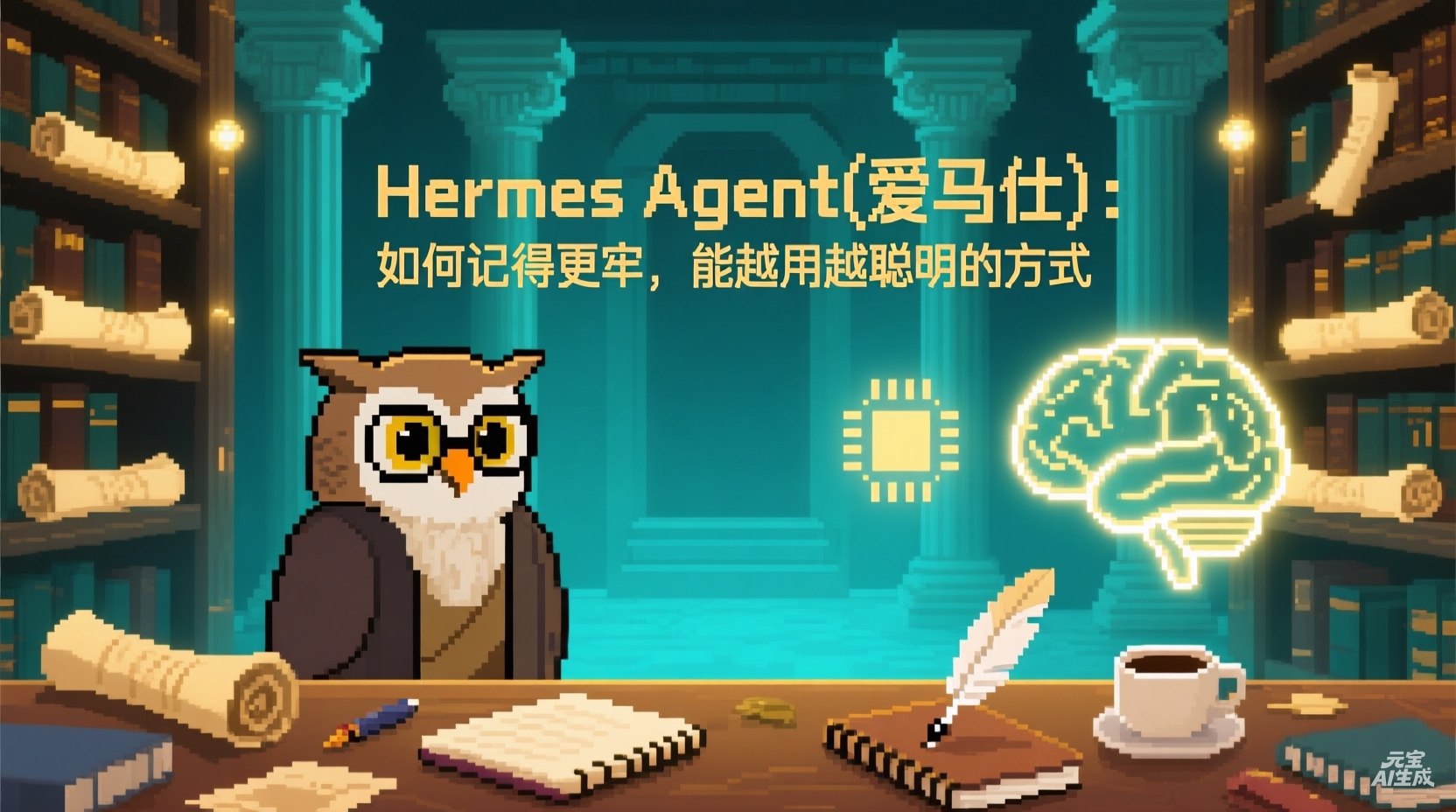 Hermes Agent(爱马仕)：如何记得更牢,能越用越聪明的方式